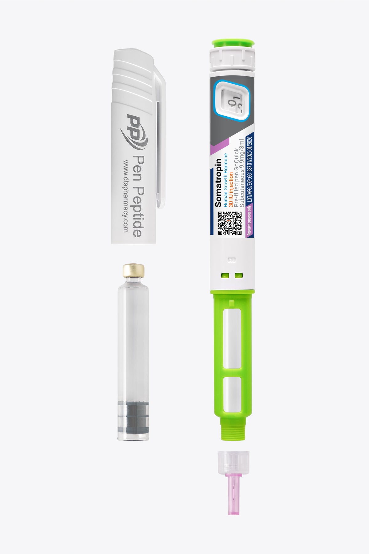 Somatropin HGH (Human Growth Hormone) 30 IU | 9.9mg