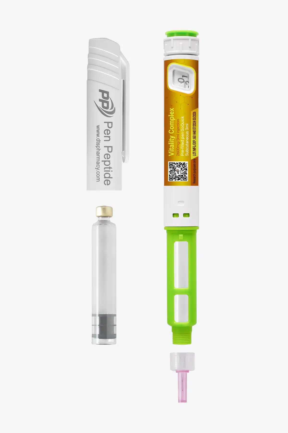 Vitality Complex | Glutathione, NMN & Resveratrol 2600mg/3ml